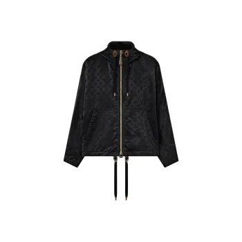 LOUIS VUITTON Shiny Monogram Short Parka