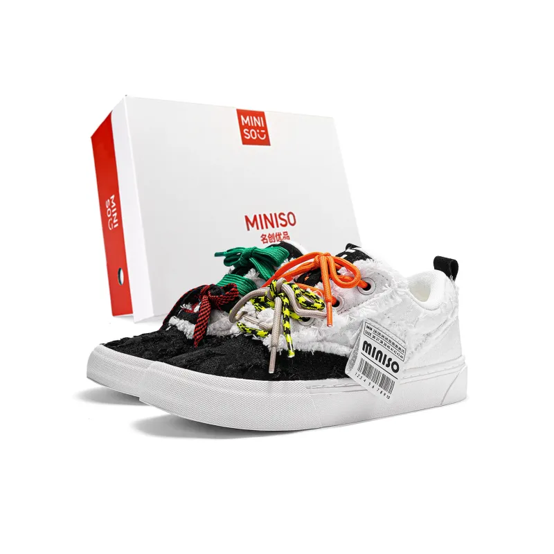 MINISO Skateboard Shoes Unisex Burgundy-21