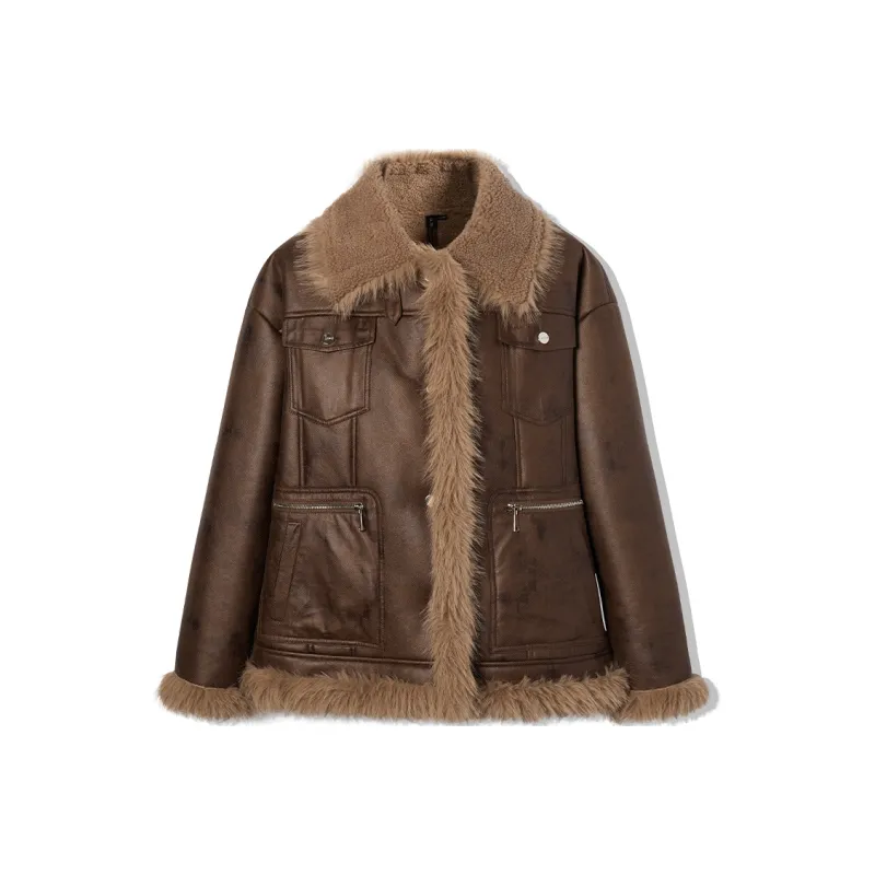 LA CRAWFISH Velvet feel Coat Women's-0