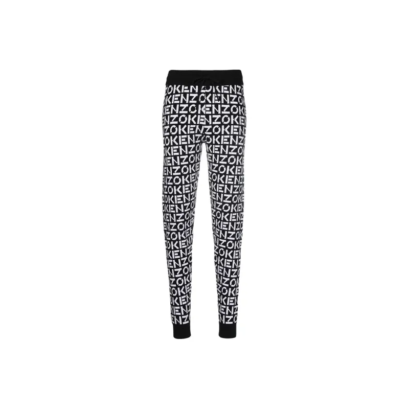 KENZO All Over Logo Stretched Pants-0