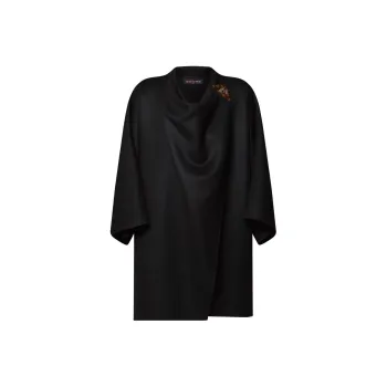 LOUIS VUITTON Drape Front Coat