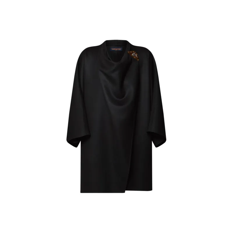 LOUIS VUITTON Drape Front Coat-0
