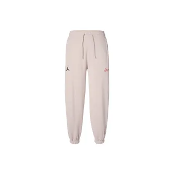 JORDAN Valentine's Day Knitted Sweatpants Women's Fossil Limestone