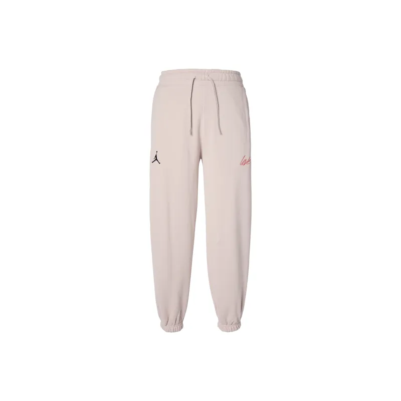 Jordan Valentine's Day Knitted Sweatpants Women's Fossil Lime-0