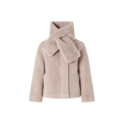 JZ Juzui Velvet feel Coat Women's Beige