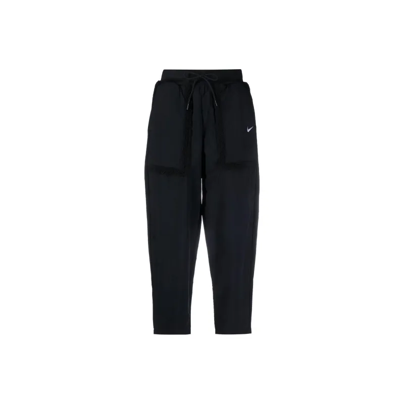 Nike Sportswear Essentials Series Knitted Sweatpants Women's Black-0