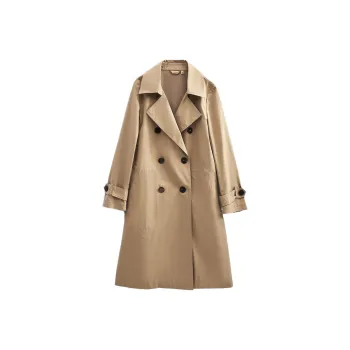 INSUN Trench Coats Women's Apricot