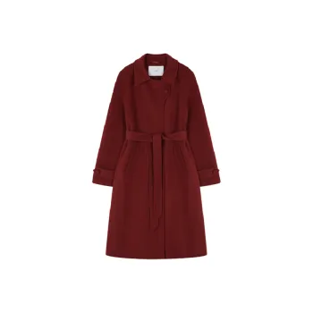 XWI Coats Women's Burgundy