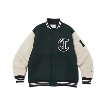 Champion Baseball Jacket Women's Green
