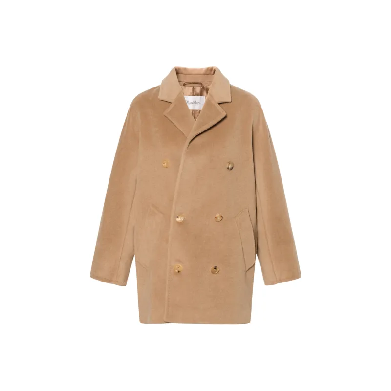 MaxMara Double Breasted Long Sleeved Coat-0