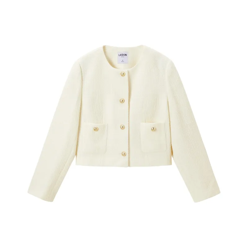 LEDIN Cropped Coats Women's-0