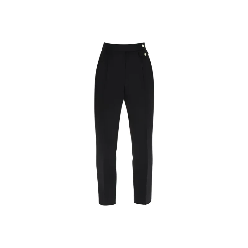TORY BURCH Twill Crepe Trousers-0