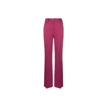 PINKO FW22 Knitted Sweatpants Women's Pink