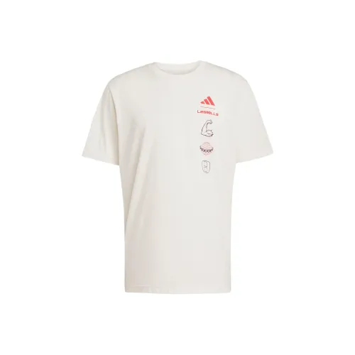 Adidas LES MILLS T Shirt Unisex Chalk White