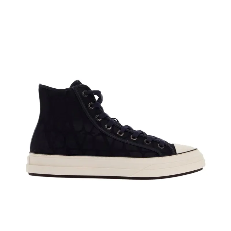 Valentino Toile Iconographe Lace Up Sneakers-1
