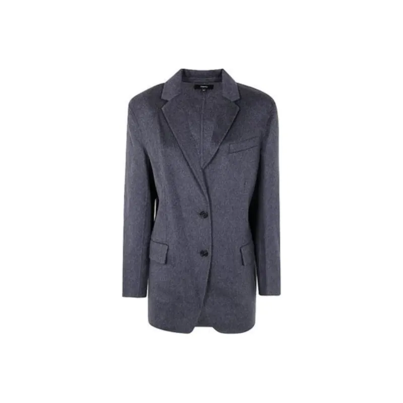 THEORY Double-Face Oversized Blazer-0