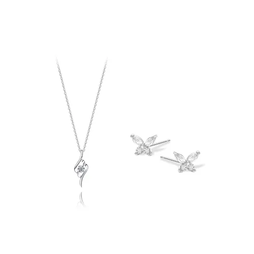 KUMET Sterling Silver Necklaces Women's