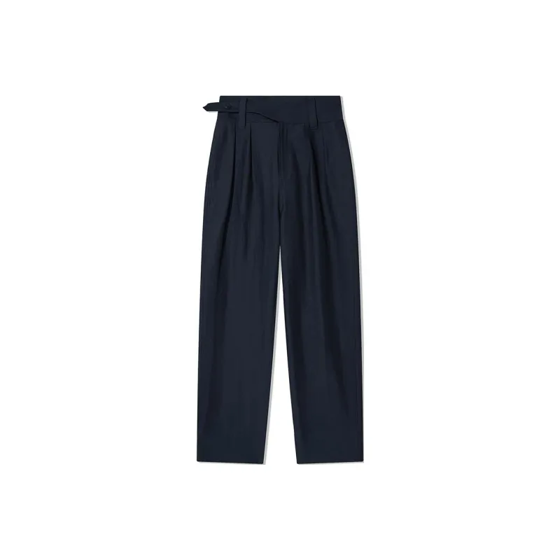 COVERINS Casual Pants Women's Navy Blue-0