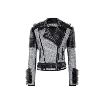 PHILIPP PLEIN Crystal Studded Jacket