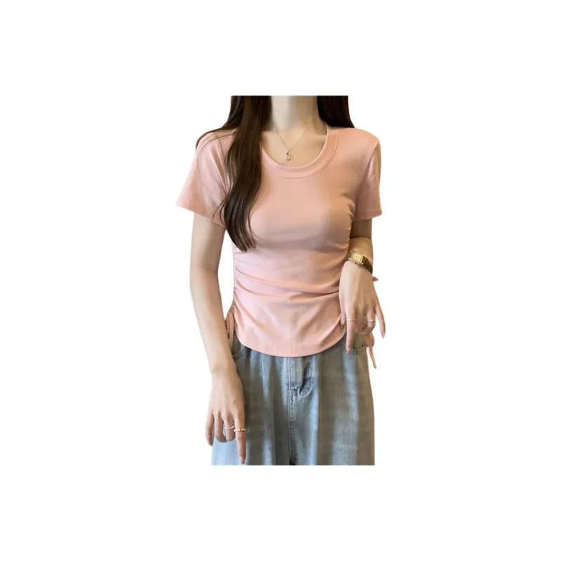 XIANSINIAO Set in Sleeve T Shirt Women's-10