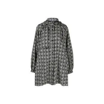 Marine Serre Diamond Moon A Line Hooded Windbreaker