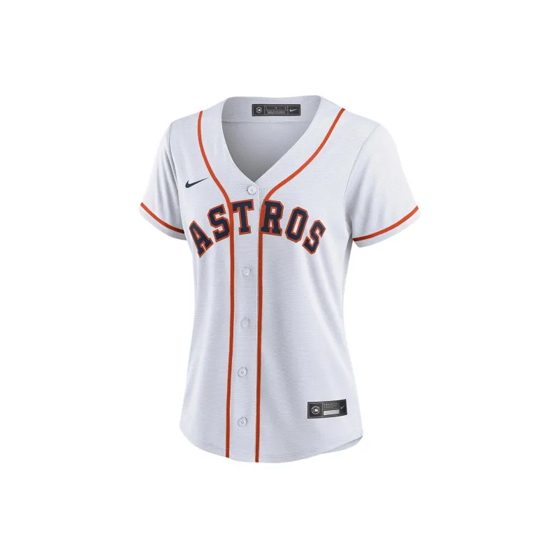 Nike MLB Collaboration Houston Astros Jose Altuve Baseball Jacket Women's White-0