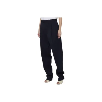 Bottega Veneta FW23 Casual Pants Women's Navy