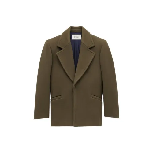 SAINT LAURENT Single Breasted Short Coat