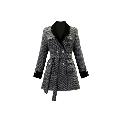 TOUCH Coat Women's Black Gray Color