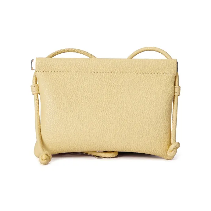 Dubaolu Synthetic Leather Cell Phone Pouch Small Size Women's Yellow/Ecru/Black/Pink-24