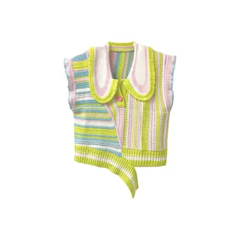 CHAU·RISING Vests Women's Pink