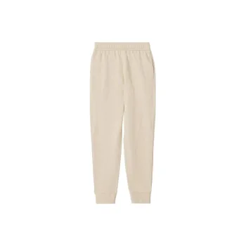 Burberry Embroidered Logo Knit Trackpants Beige