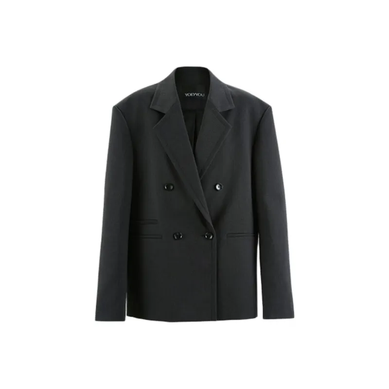 YOEYYOU Business Suit Women's Deep Sea Blue-0