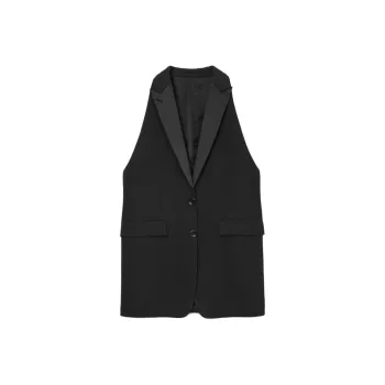 Burberry Wool Tailored Blazer Vest