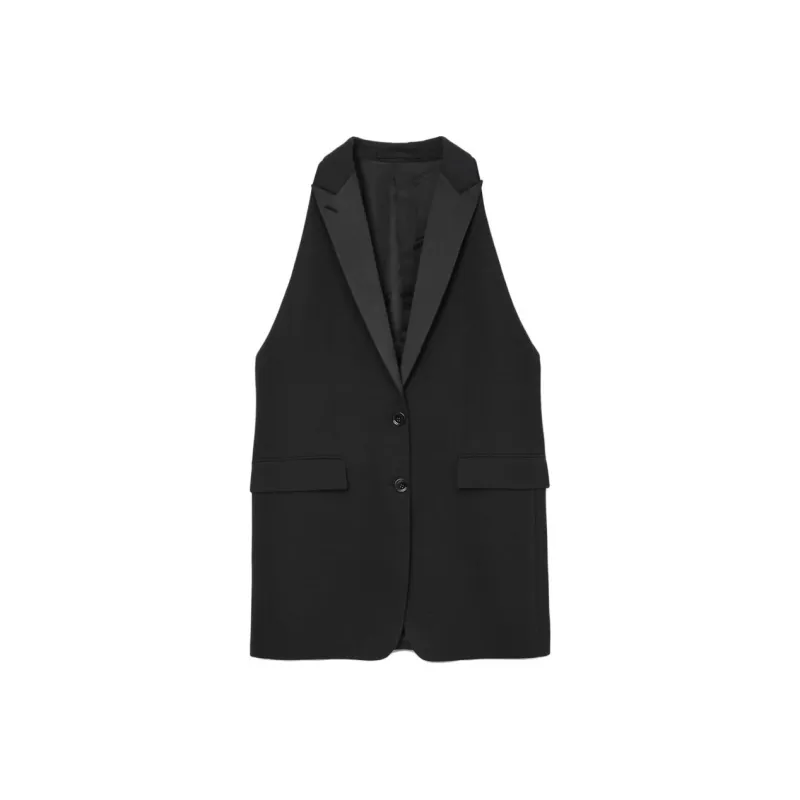 Burberry Wool Tailored Blazer Vest-0