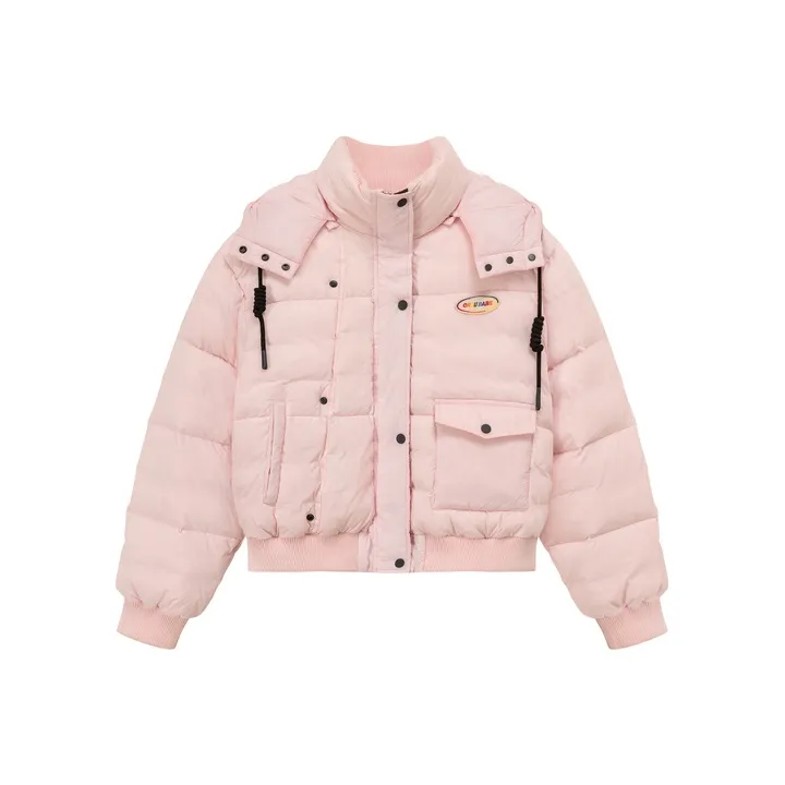 CHUU Puffer Jackets Women's Pink-0