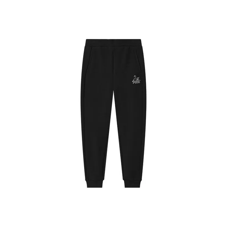 FILA Knitted Sweatpants Women's Black-0