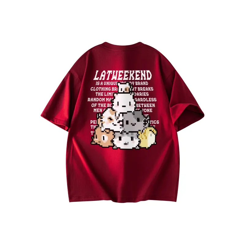 LA'T.WEEKEND T Shirts Unisex-47