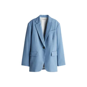 H&M Business Suit Women's Gray Blue