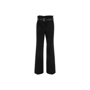 PRADA Belted Pleated Trousers