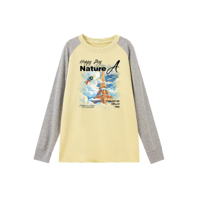 Oudifu Sweatshirts Women's-2