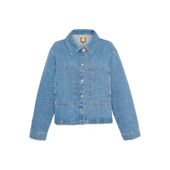 Timberland Denim Jackets Women's Blue