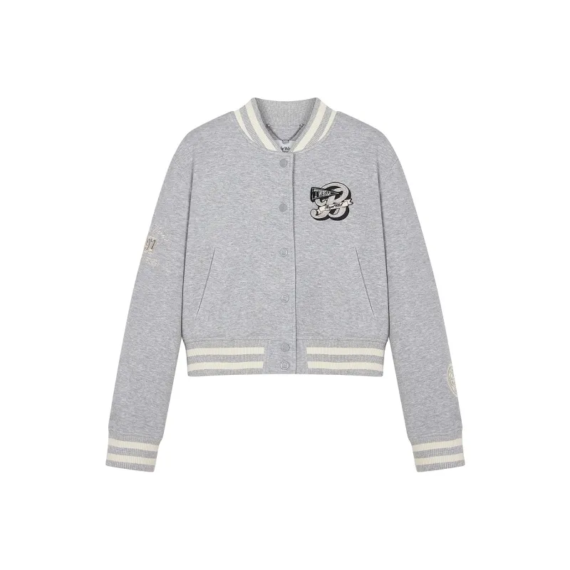Teenie Weenie Sweatshirt Women's Medium Gray-0