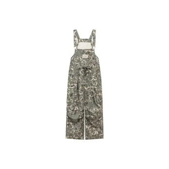 CHUU Casual Pants Women's Green Camouflage
