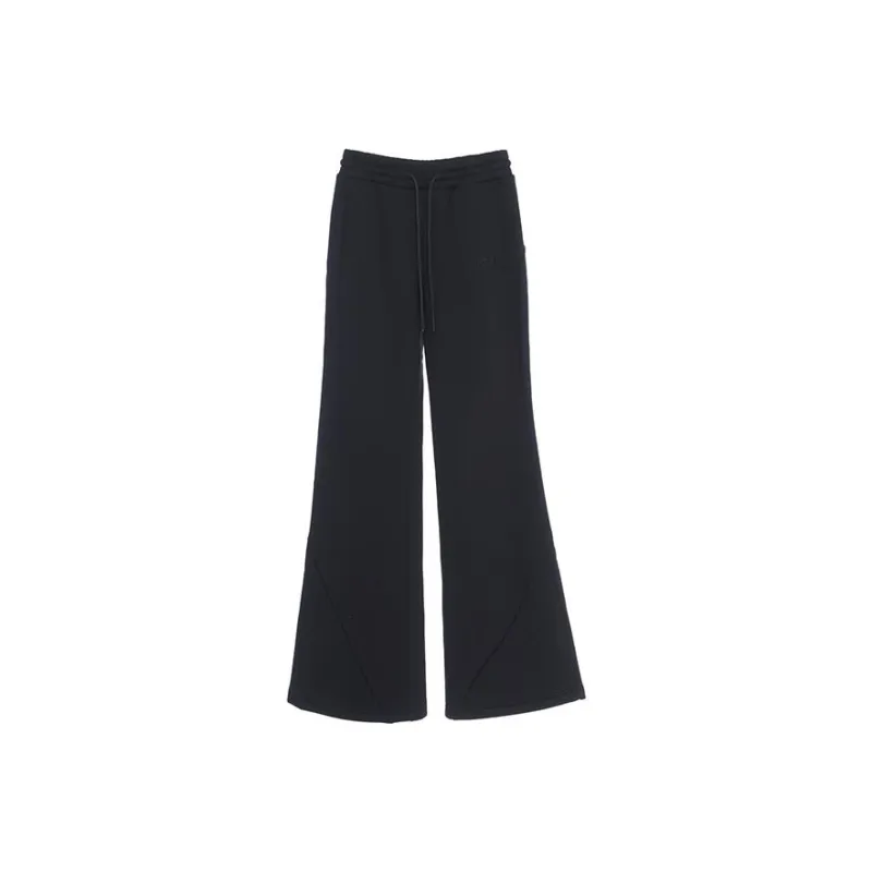 Fax Copy Express Flared Pants Sports Pants Women's Black-0