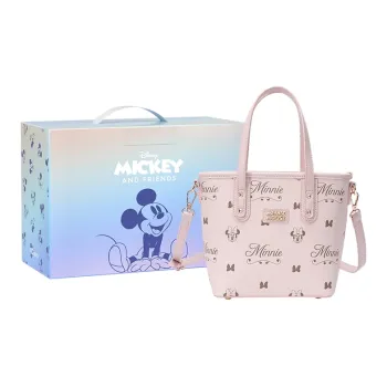 Disney Minnie Series Synthetic Leather Shoulder Bag, Crossbody Bag, Handbag Regular Women's Pink