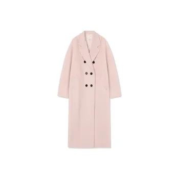 Roselingling Coats Women's Soft And Resilient Rose Pink