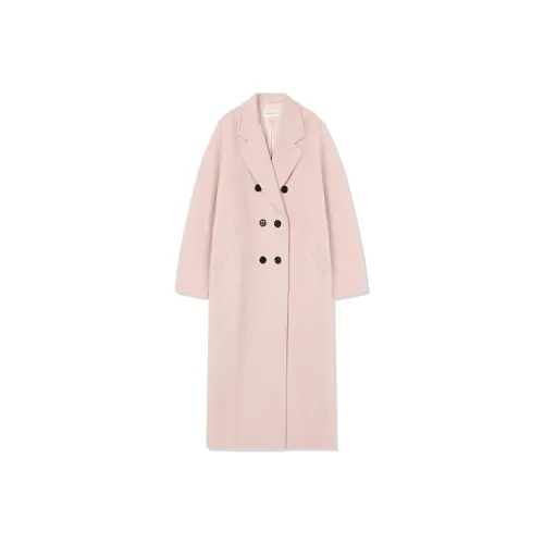 Roselingling Coats Women's Soft And Resilient Rose Pink