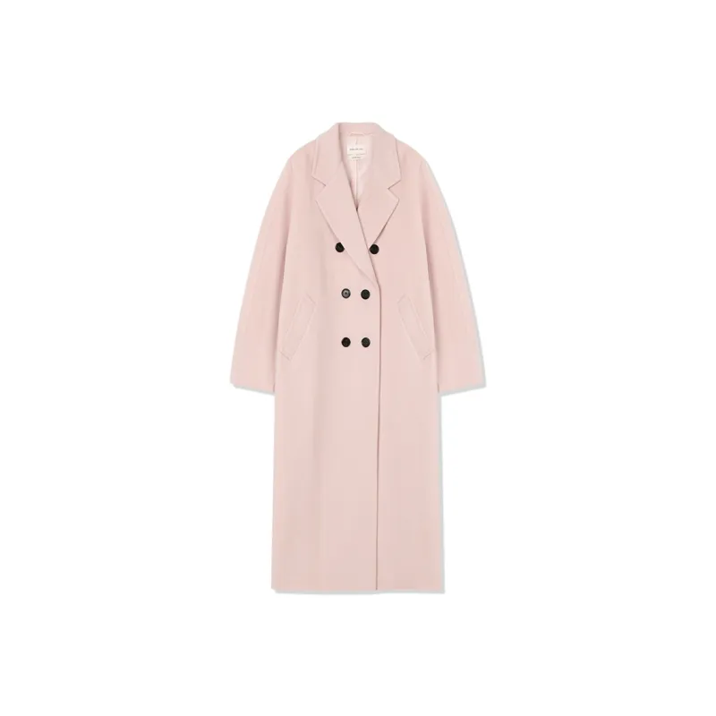 Roselingling Coats Women's Soft And Resilient Rose Pink-0
