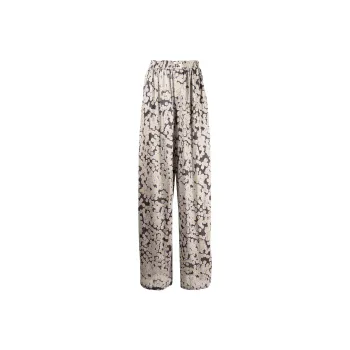 NATASHA ZINKO Daisy print Wide leg Trousers